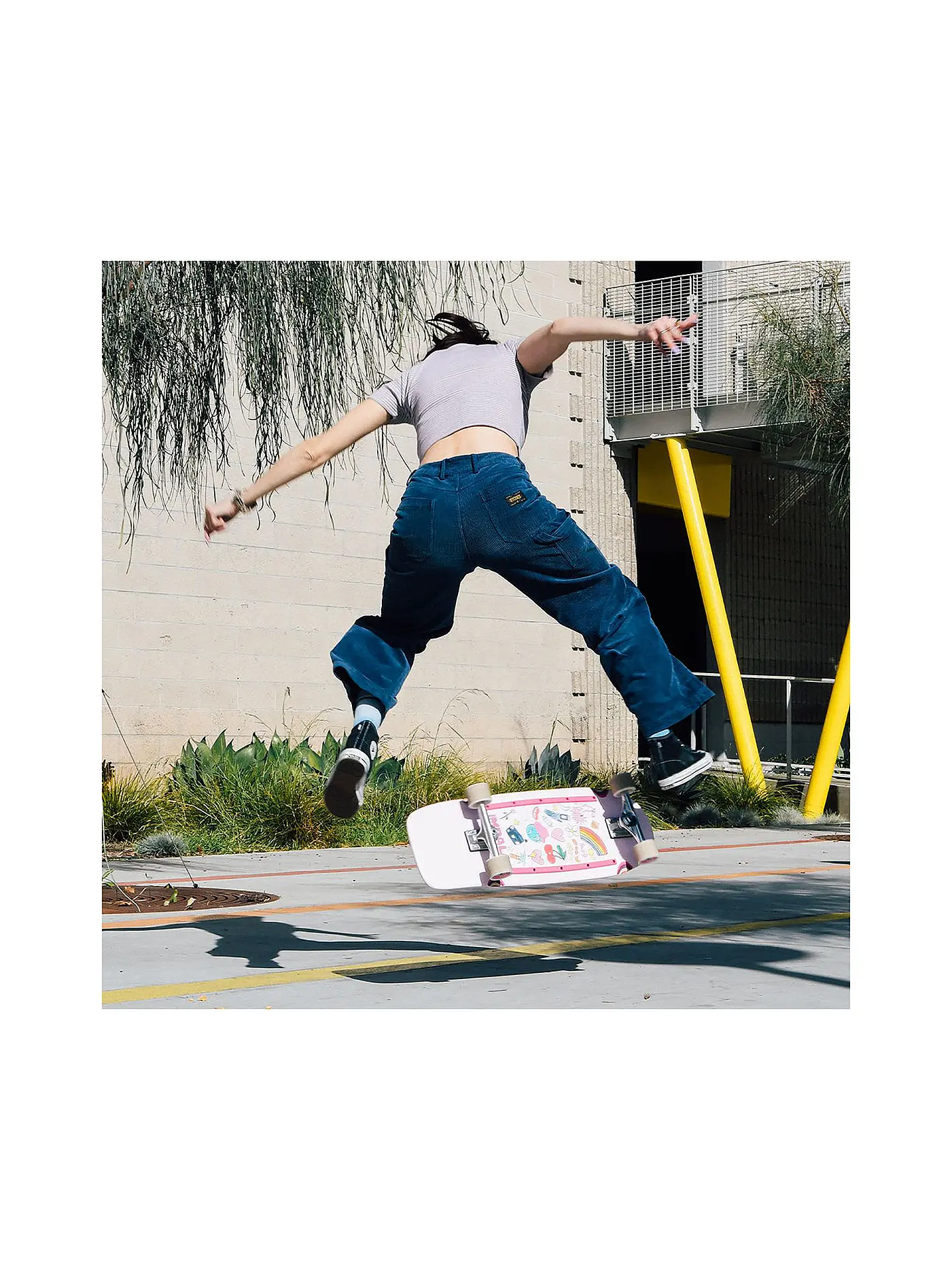 IMPALA | Skateboard - Cruiserboard Hera Schwarz | rosa